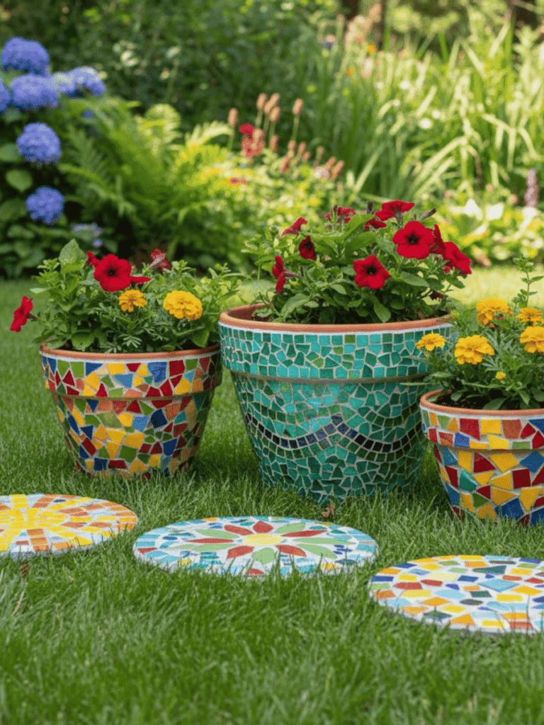 Easy Mosaic Garden Projects to Try First